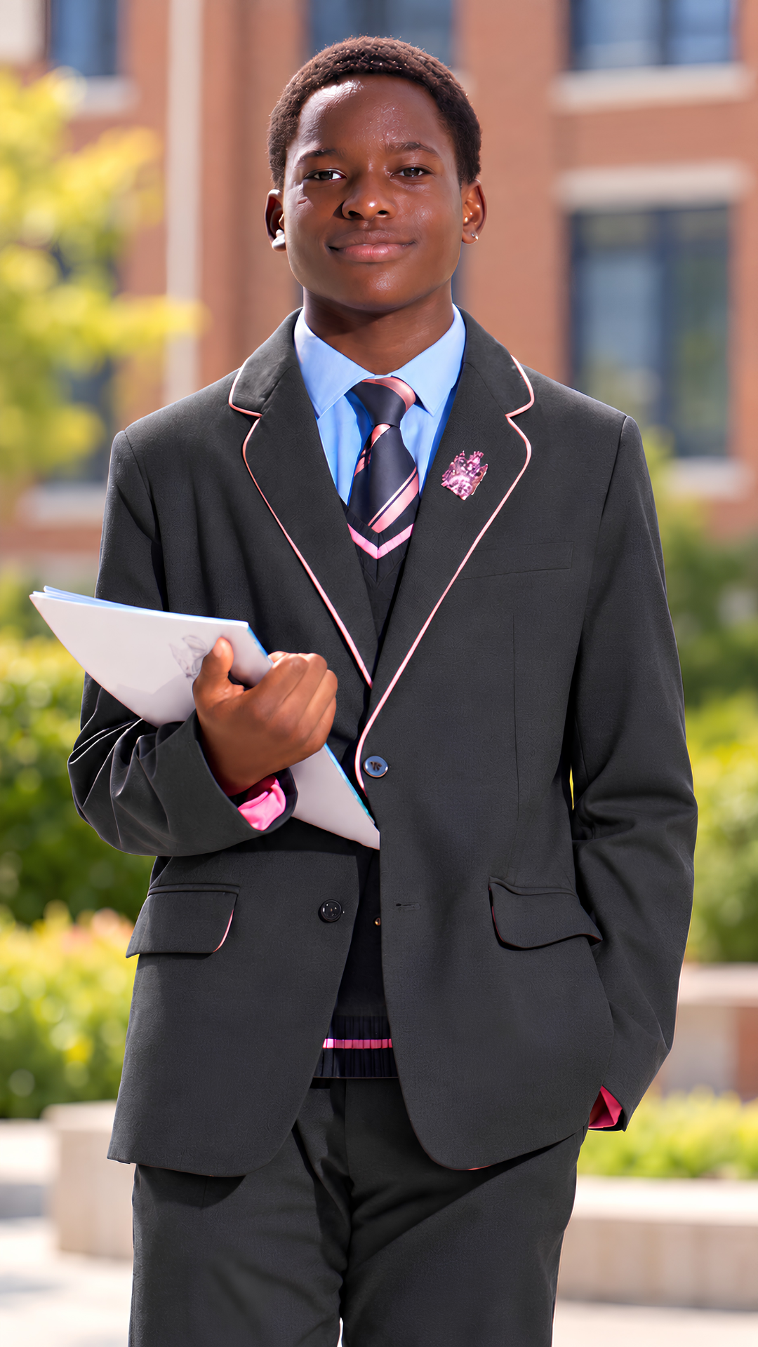 A Charterhouse Lagos student working on a classroom task